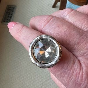 Chico’s Large Crystal Statement Ring